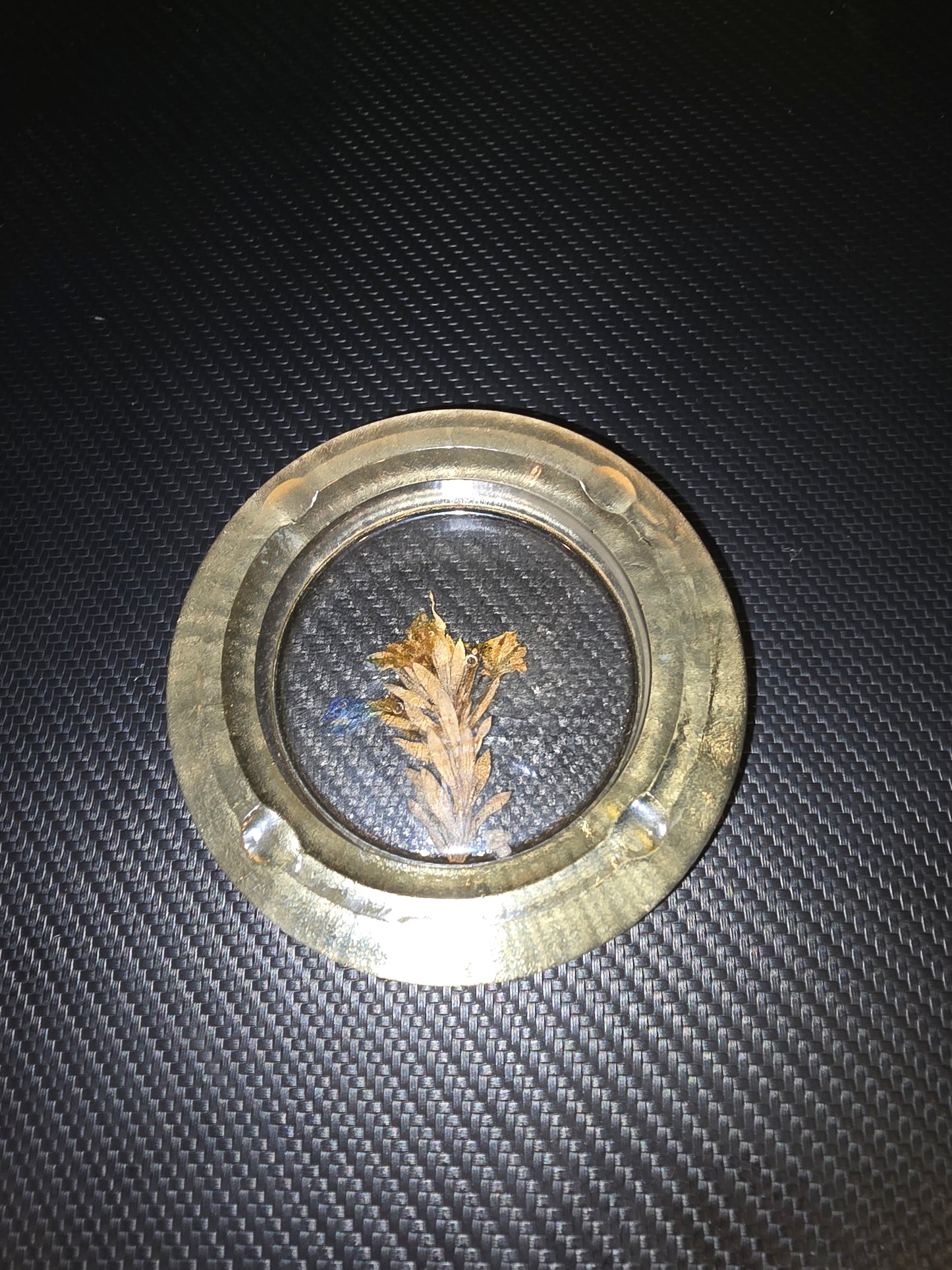 Flower ash tray/jewlry dish