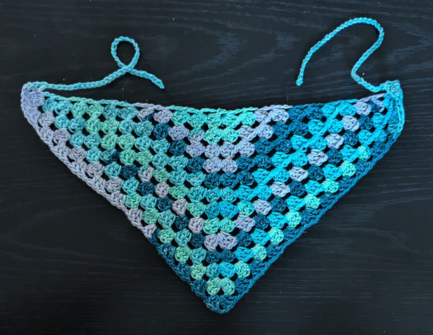 Blue mermaid bandana