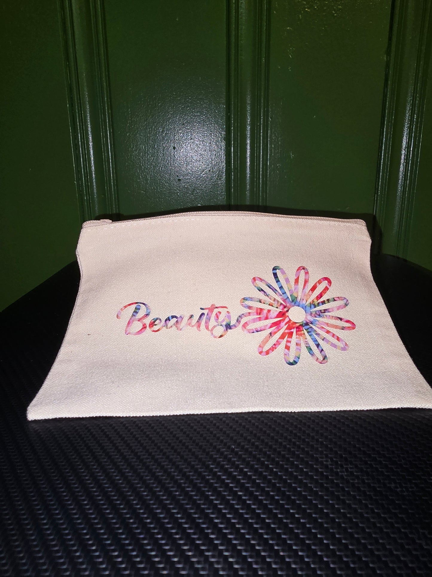 Flower power cosmetic bag
