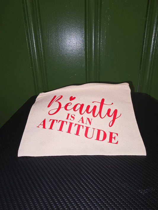 Attitude cosmetic bag