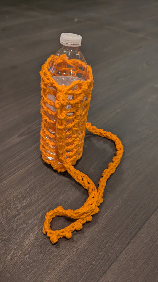 Orange water bottle holder